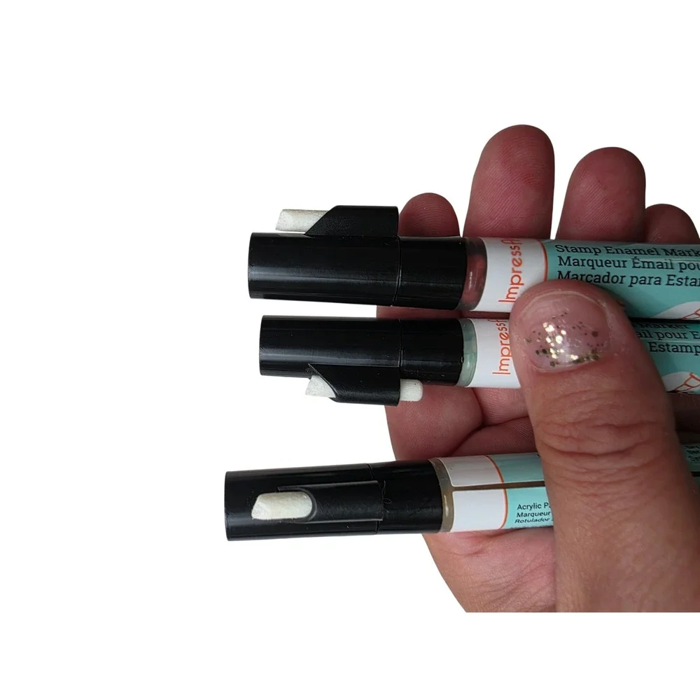 ImpressArt Metal Stamping‎ Enamel Markers & BeadSmith Micro Engraver Tool Set B3